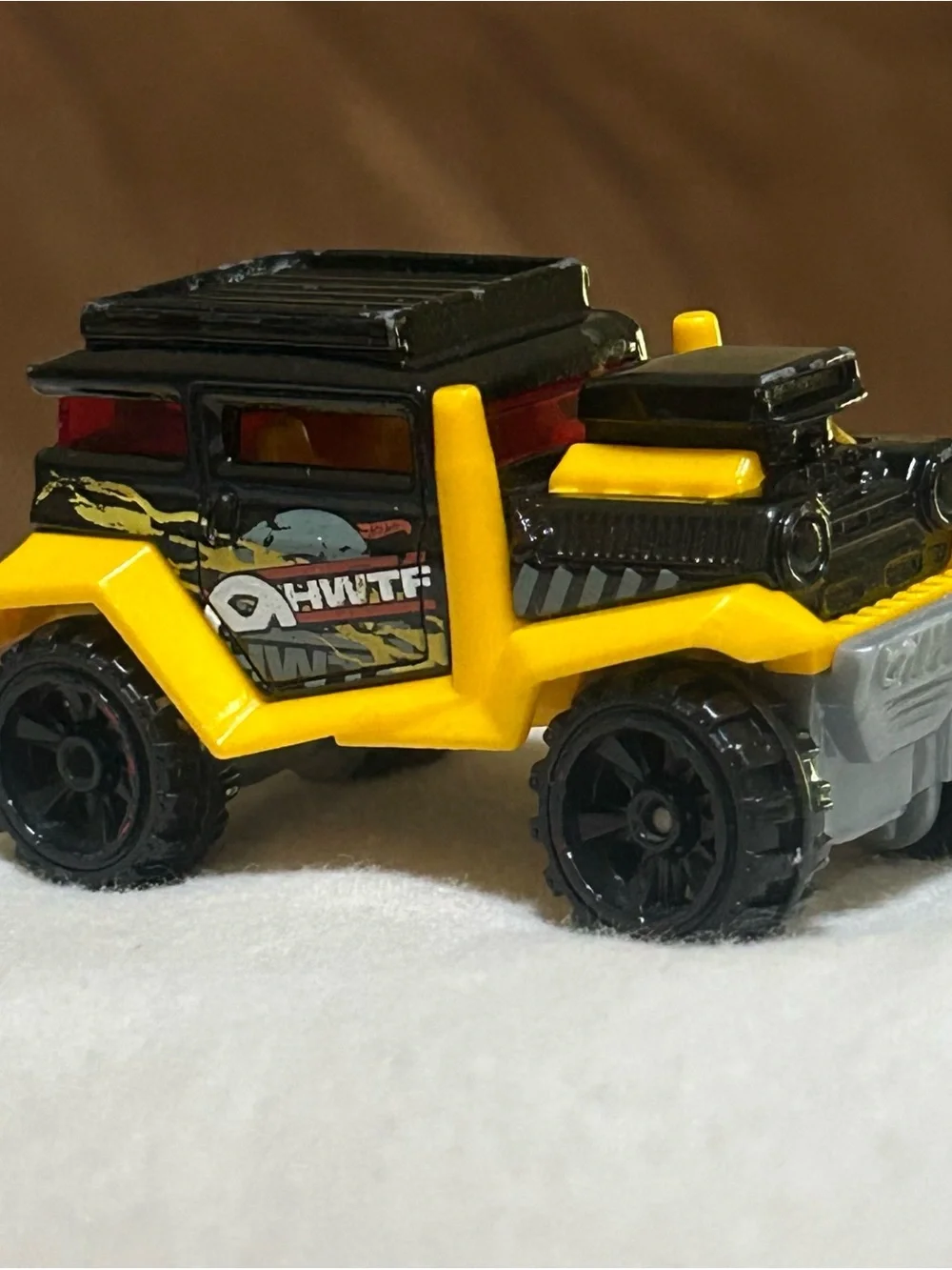 ❌SOLD❌Hot Wheels Bad Mudder 2 Black & Yellow HWTF 2014 Stunt Circuit